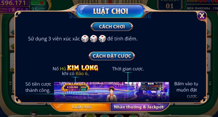 Trải Nghiệm Table Game Sicbo Ngũ Long Tại VaoBet Chinh Phục Thưởng Lớn Hàng Ngày