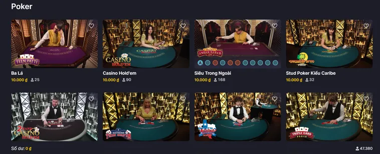 Đỉnh Cao Poker Tại VaoBet Sân Chơi Dành Cho Những Cao Thủ Săn Thưởng Lớn