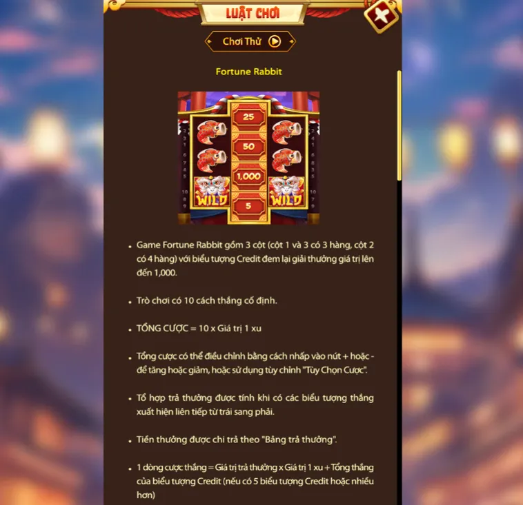 Trải Nghiệm Siêu Phẩm Nổ Hũ Fortune Rabbit Tại VaoBet Chinh Phục Jackpot Hàng Tỷ