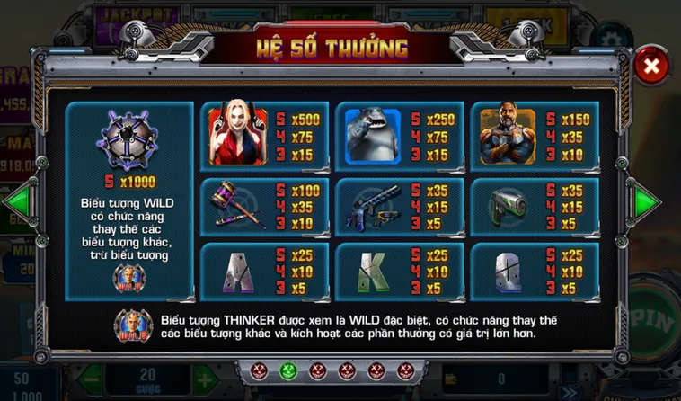 Chinh Phục Siêu Phẩm Slot Game Suicide Squad Tại VaoBet Với Tốc Độ Đặt Cược Chóng Mặt