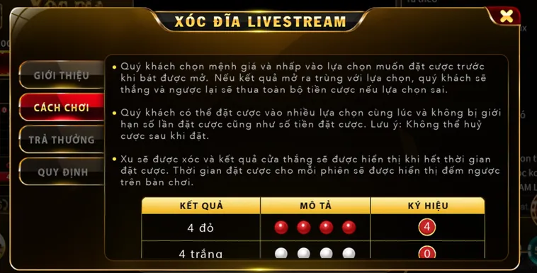 Khám Phá Siêu Phẩm Xóc Đĩa Live Tại VaoBet Với Tỷ Lệ Thắng Cực Khủng